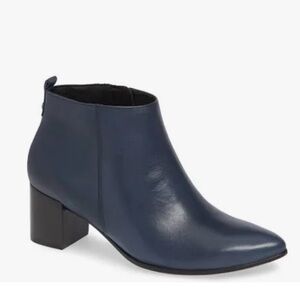 Ecco Womens Shape 45 Pointy‎ Block Boots Blue Size 6